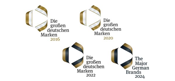 Mit hohem Innovationspotenzial gehört JuCad, mit seinem unverwechselbaren Design, zu den wertvollsten Marken Deutschlands und damit zum Kreis der großen deutschen Marken 2016 und 2020.