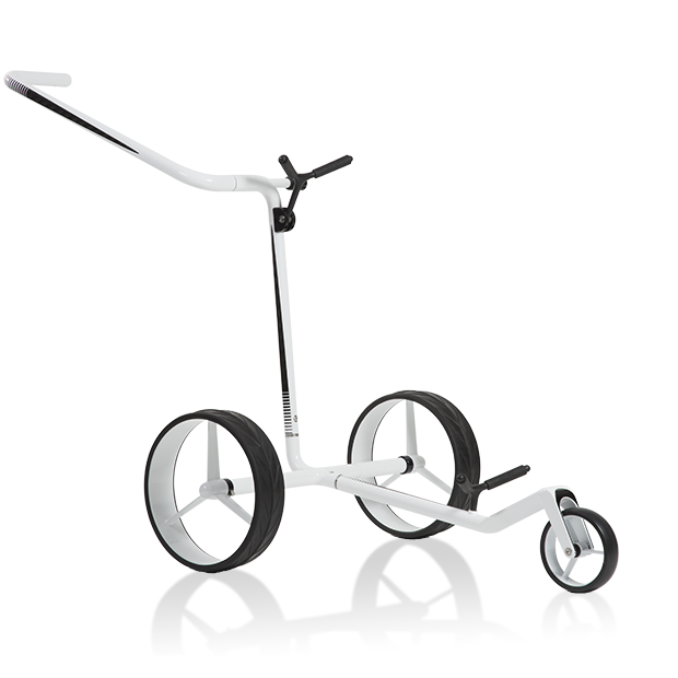 JuCad Carbon 3-wheel white-black