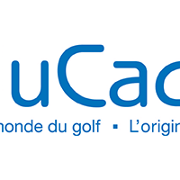 Logo_JuCad_Le_monde_du_golf_L'Original_écriture_bleue_fond_blanc