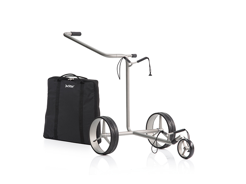 JuStar Silver manual 3-wheeled, including carrying bag and trade-in guarantee