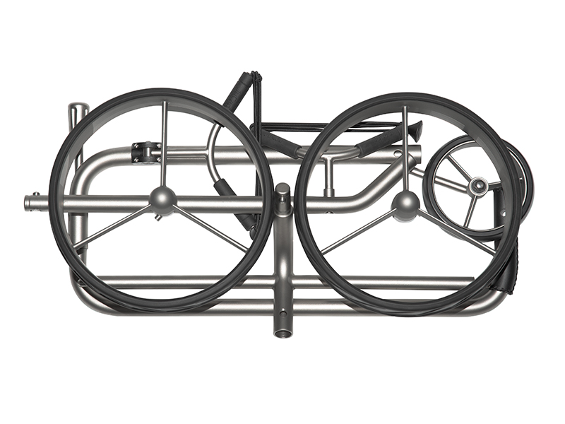 JuCad Titan manual trolley, 3-wheel version - packing size