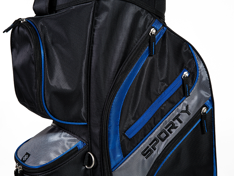 Sac JuCad Sporty, noir-bleu