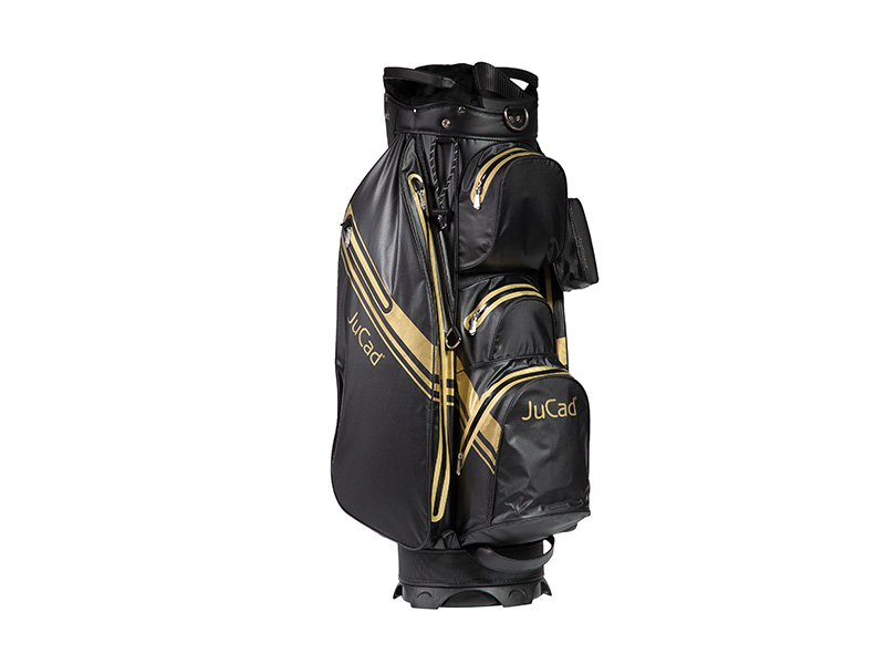 JuCad_bag_Aquastop Plus_black-gold_JBAP25-SRGO_front left