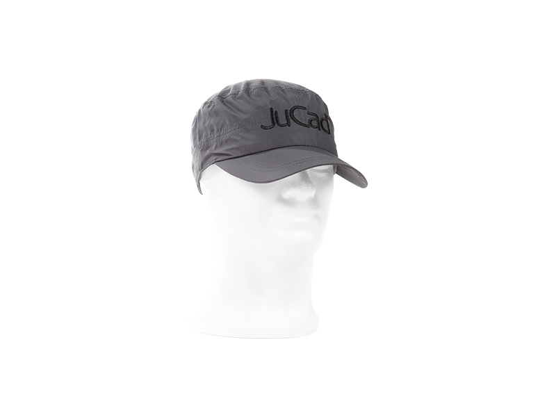 JuCad_Kappe_Hunter_Style_grau_mit_Stealth-Logo_Art_Nr_JCAP-STH_Kopfansicht_rechts JuCad cap hunter style grey