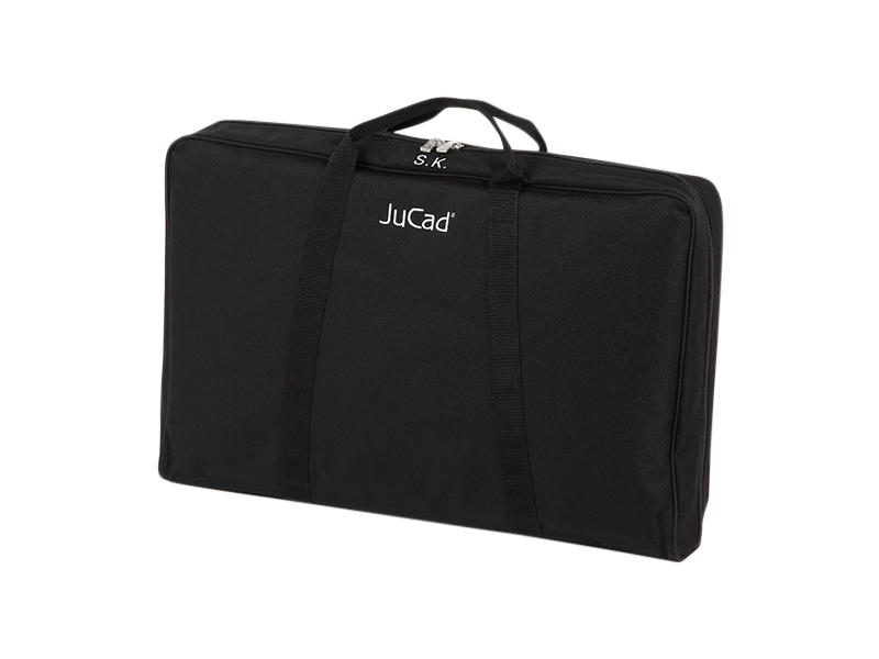 JuCad_carry_bag_for_types_Travel_and_manual-trolleys_with_mini-packing-size_JTT_Example-personalisation Exemple de personnalisation