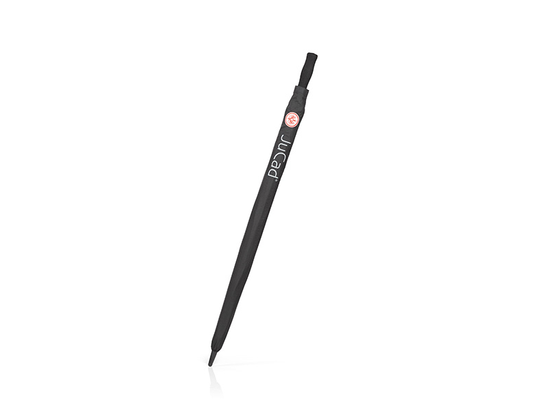 JuCad Schirm ohne Schirmstift, Design EINTRACHT FRANKFURT, schwarz