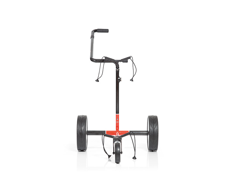 JuCad Carbon Travel 3.0, Design EINTRACHT FRANKFURT, weiße Felgen, mit Drehschalter