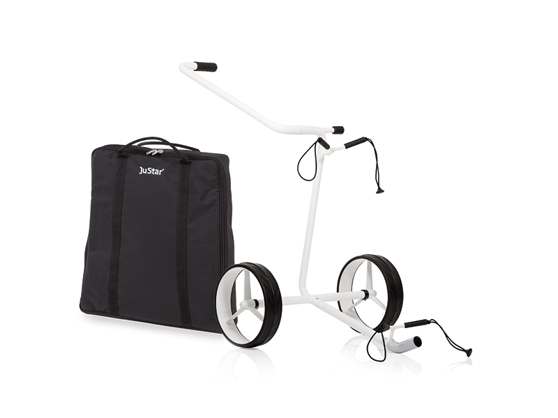 JuStar White manual 2-wheeled, incl. carrying bag and trade-in guarantee
