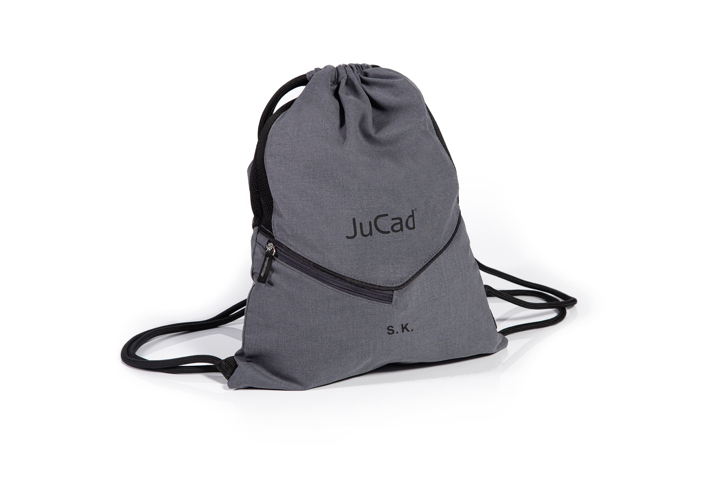 JuCad_sports_bag_grey_JSPORT-GR Example personalisation