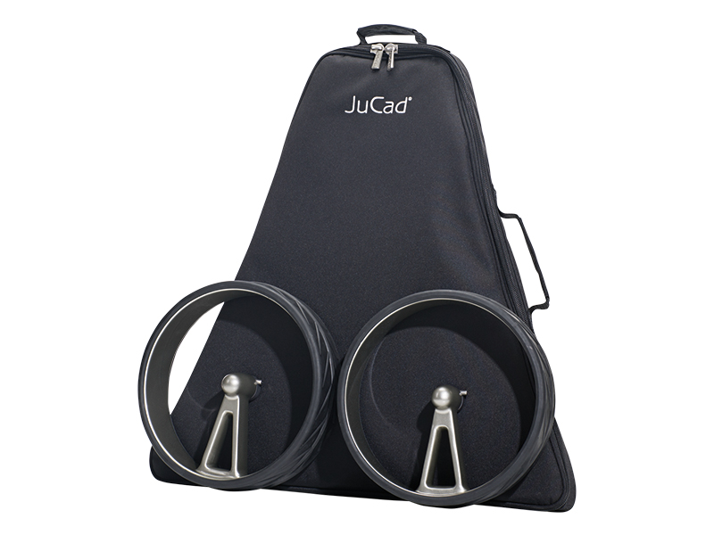 You receive the JuCad Phantom Titan eX 2.0 including carry bag and separate wheel bag