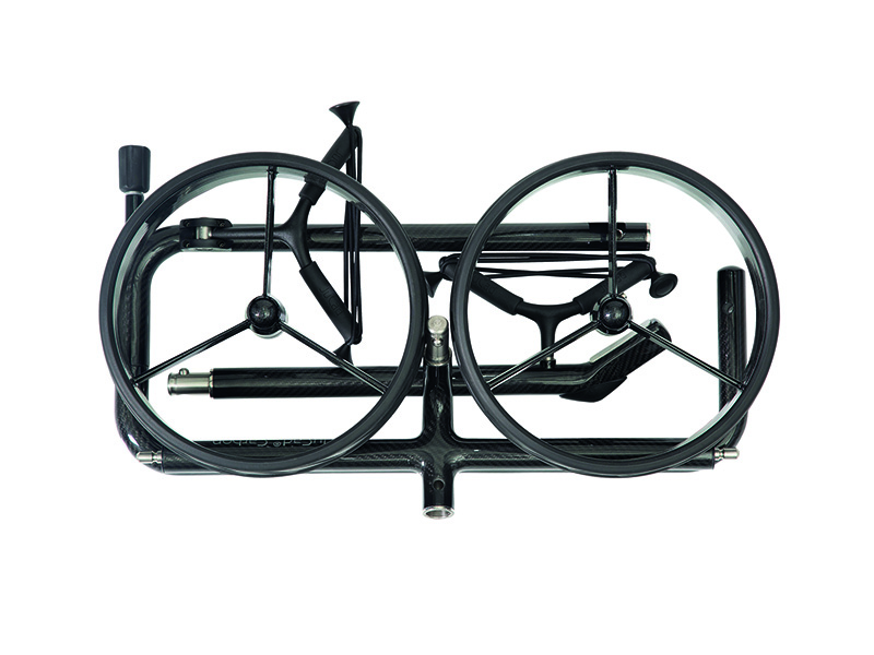 Packmass_Carbon_Shine_2Rad_shop Light, foldable, detachable with a mini packing size: 65x35x10 cm / 25.6x13.8x3.9 inch