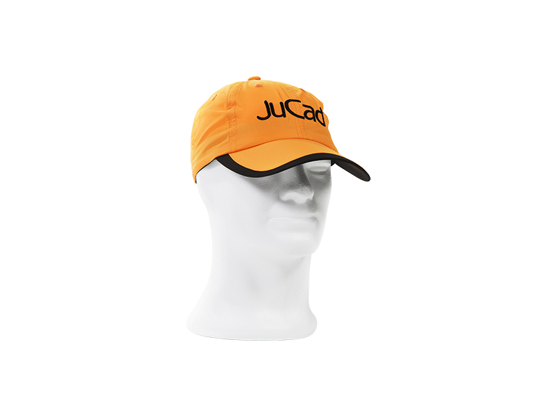 JuCad_Kappe_orange_Art_Nr_JCAP-O_Kopfansicht_rechts JuCad cap soft orange