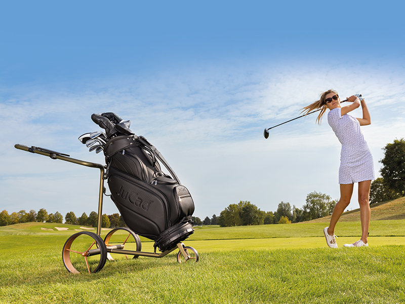 JuCad Carbon Travel Verde Rosé 2.0 with Bag Pro black (Example Bag and accessories are not included in delivery.)