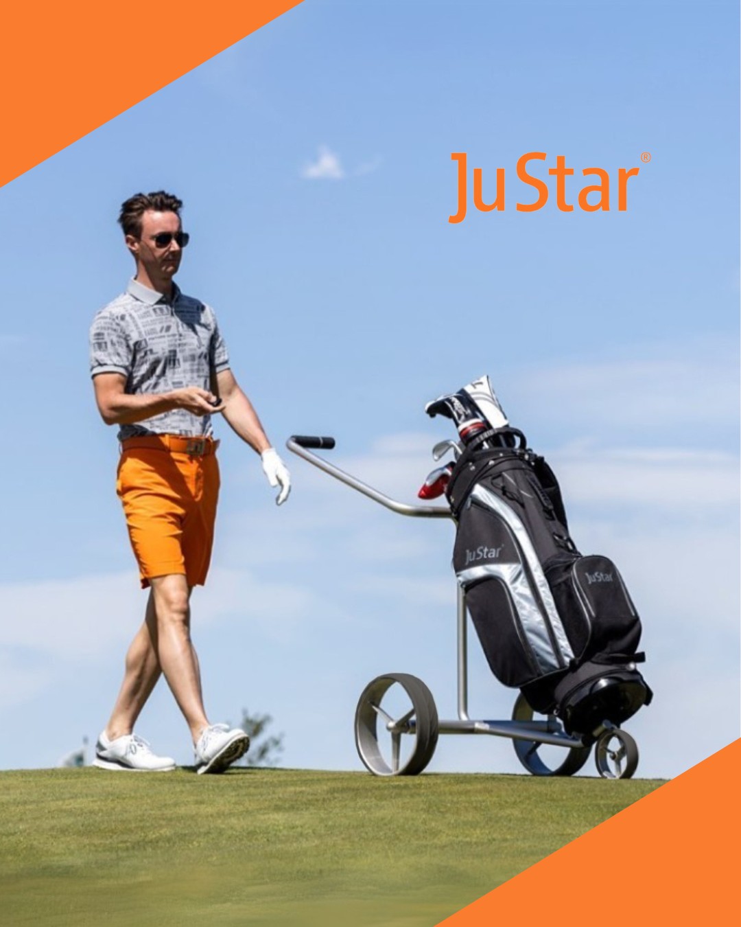 We wish you a wonderful, sunny weekend! Who of you enjoys spending time on the golf course? ⛳☀

#JuStar #GolfLife #GolfTrolley #GolfFriends #GolfStyle #Golf