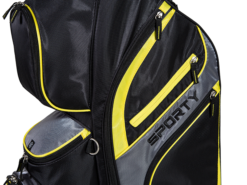 Sac JuCad Sporty, noir-jaune