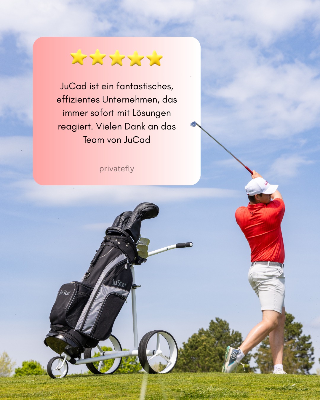 They say you can't buy happiness – but you can buy a JuCad trolley ✔
We would like to thank you for your great reviews and the trust you have placed in us!💙
#jucad #golffamily #golf #reviews #golftrolley #best #quality #trust #passion They say you can't buy happiness – but you can buy a JuCad trolley ✔
We would like to thank you for your great reviews and the trust you have placed in us!💙
#jucad #golffamily #golf #reviews #golftrolley #best #quality #trust #passion