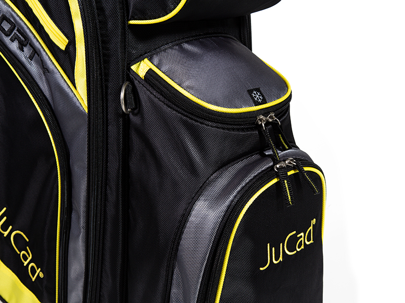 Sac JuCad Sporty, noir-jaune