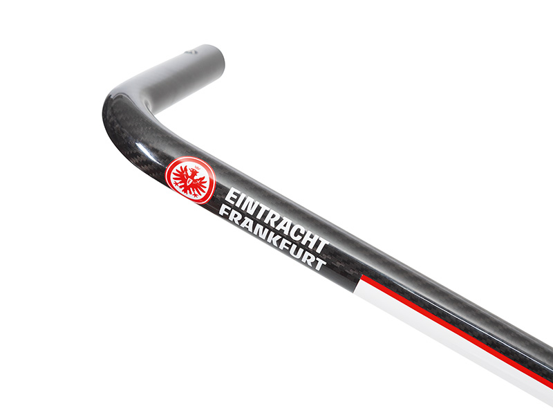 JuCad Carbon Caddy 3-rädrig, Design EINTRACHT FRANKFURT, schwarze Felgen