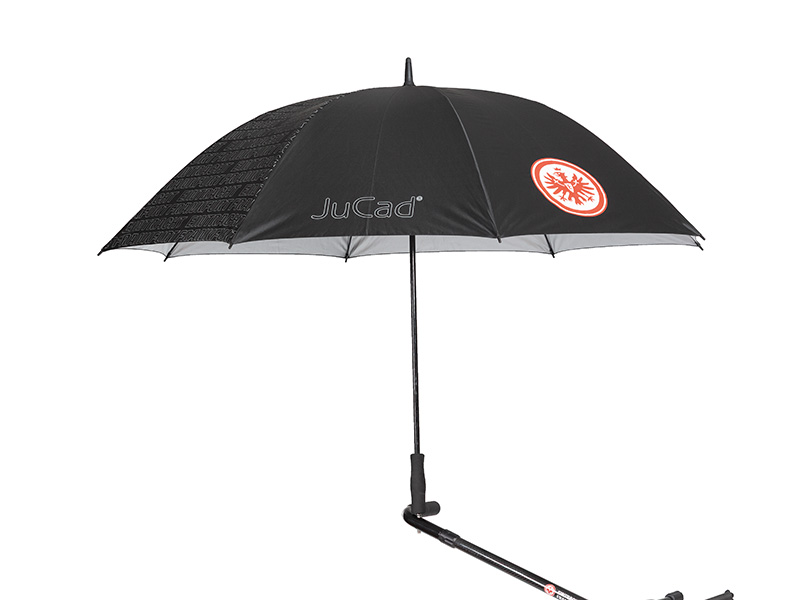 JuCad Golfschirm mit Schirmstift, Design EINTRACHT FRANKFURT, schwarz