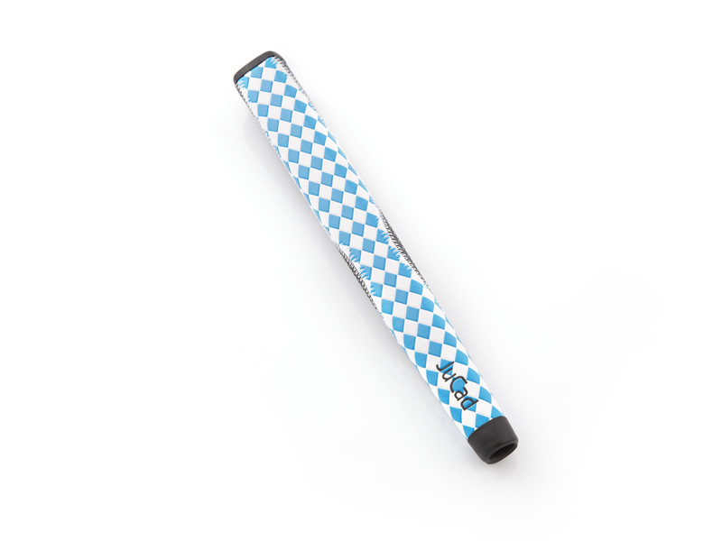 JuCad Puttergriff blau-weiß-kariert