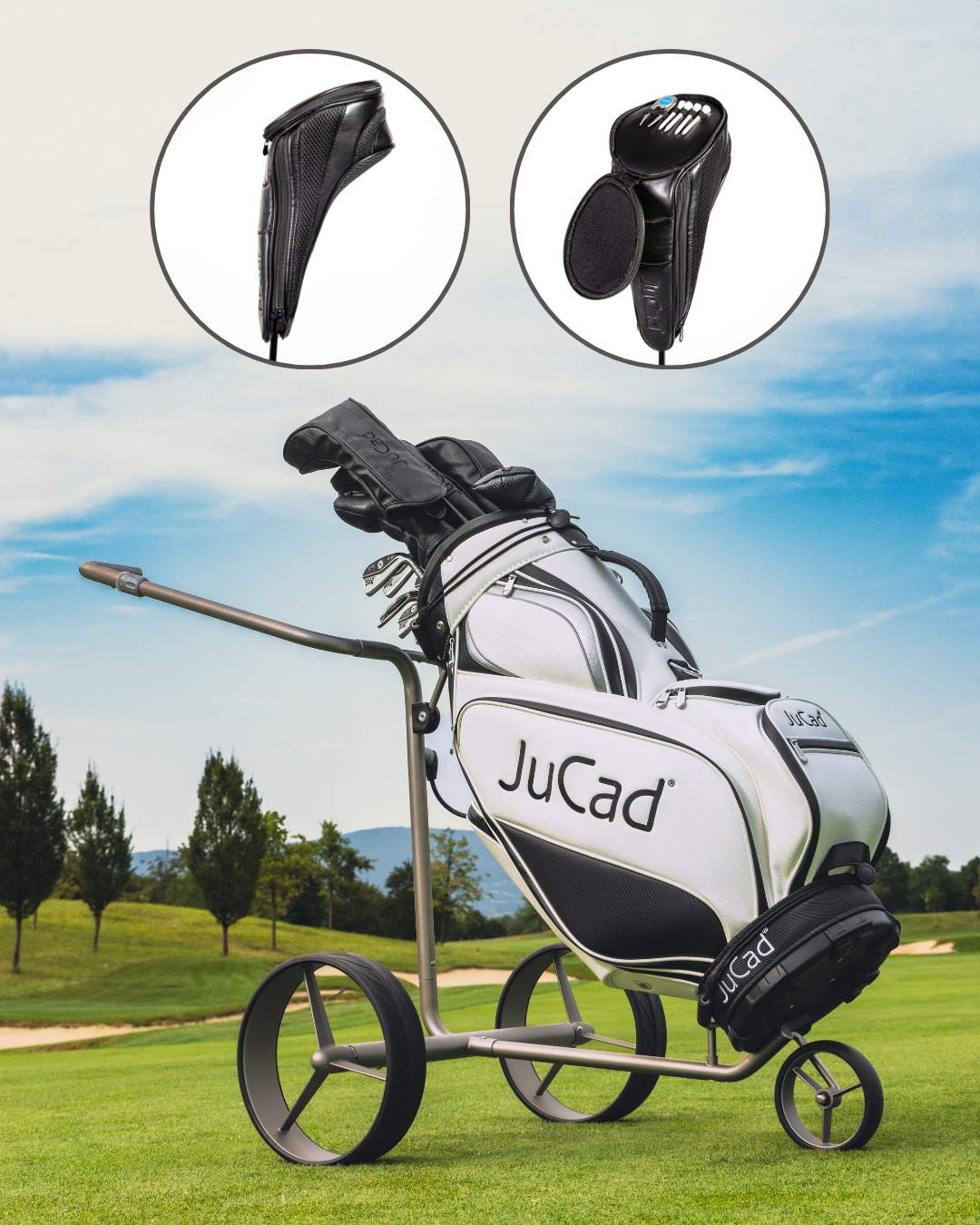 Your club deserve a little comfort too ✔

JuCad Driver head cover set

With its integrated zip compartment, including 4 tees and the original JuCad divot tool, the driver head cover is manufactured to a high standard and always allows for easy access during your round of golf.

#JuCad #clubs #golf #golfclubs #play