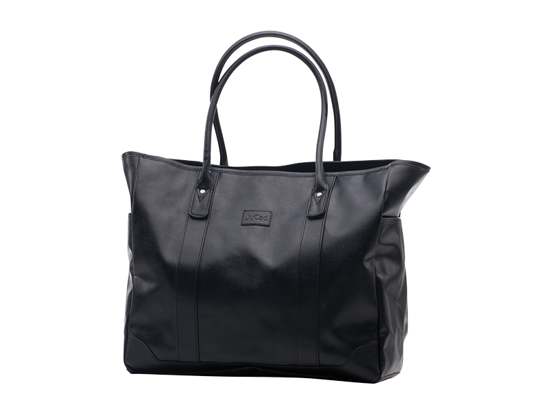 JuCad_Schultertasche-Sydney_schwarz_braun_-Art_JBSY3_BL JuCad shoulder bag Sydney black-brown