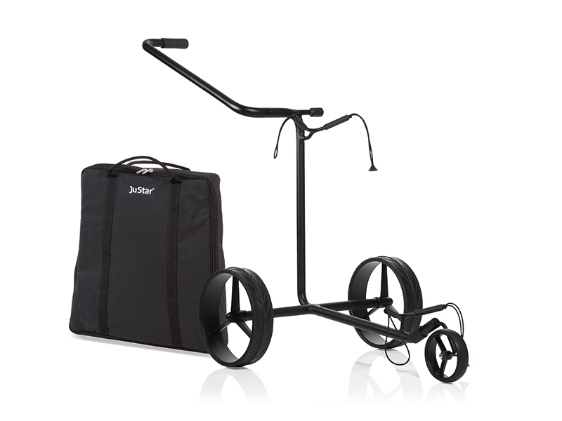 JuStar Black manual 3-wheeled, incl. carrying bag and trade-in guarantee