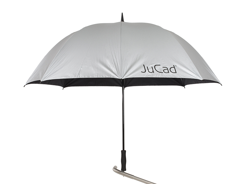 Parapluie de golf JuCad, argent (avec protection UV)