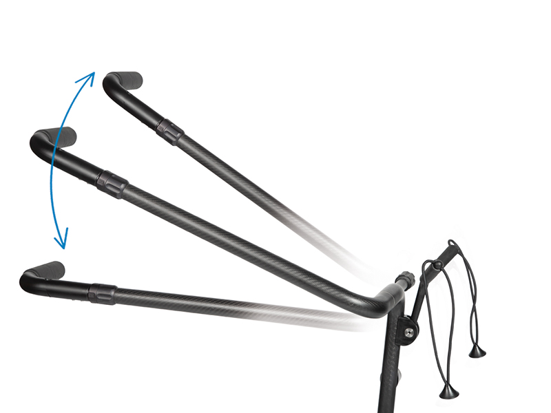 The right handle position for every height of golfer – the handle bar with crown teeth arrestment is adjustable to suit every individual.