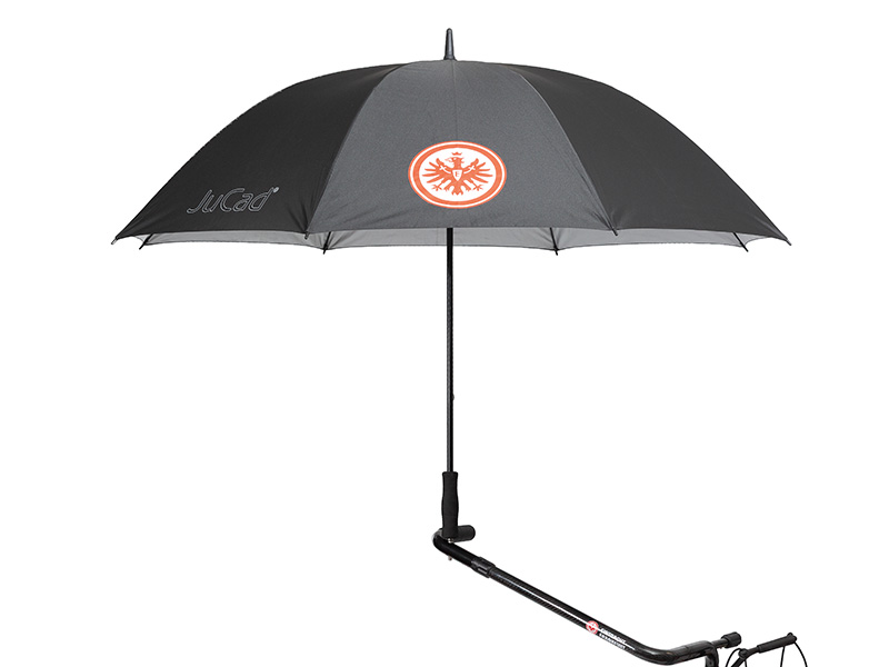 JuCad Golfschirm mit Schirmstift, Design EINTRACHT FRANKFURT, schwarz