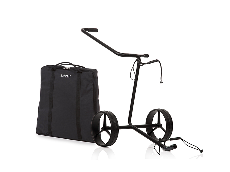 JuStar Black manual 2-wheeled, incl. carrying bag and trade-in guarantee