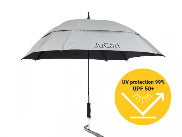 JuCad Teleskop-Golfschirm Windproof mit Schirmstift