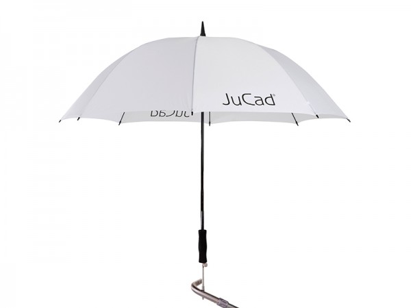 JuCad golf umbrella telescopic, white