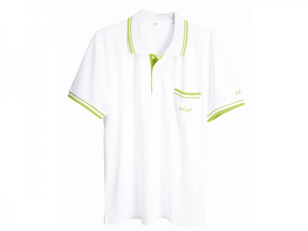 JuCad polo shirt men white-green