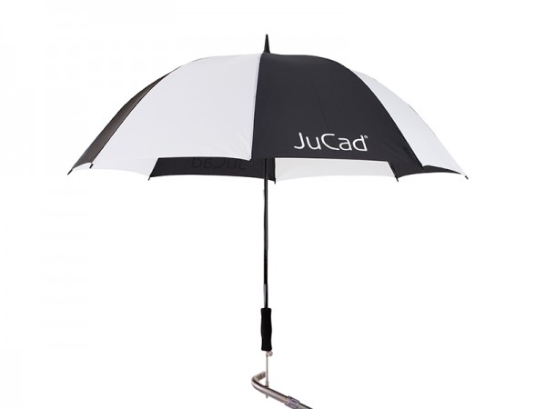 JuCad golf umbrella telescopic black-white