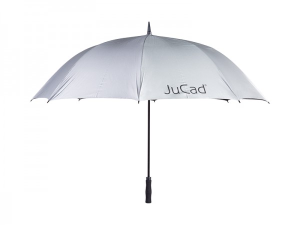 JuCad umbrella automatic silver (with UV protection)