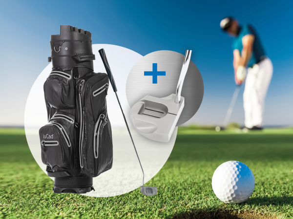 JuCad Bag Manager Dry + edler Titan Putter