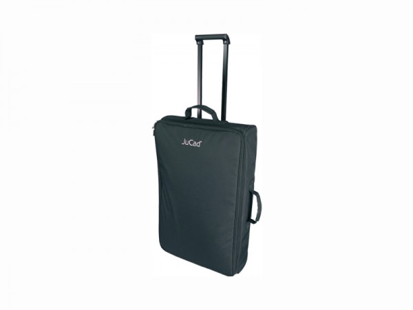 Le JuCad drive SL Travel eX 2.0 vous sera offert avec sac de transport à roulettes et poignée télescopique.