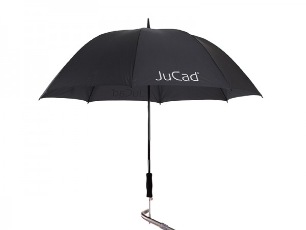 JuCad telescopic umbrella automatic, black