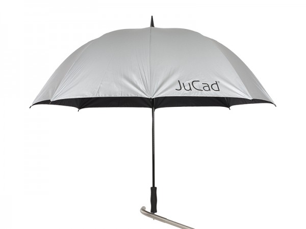 JuCad Golfschirm mit Stift silber mit UV-Schutz