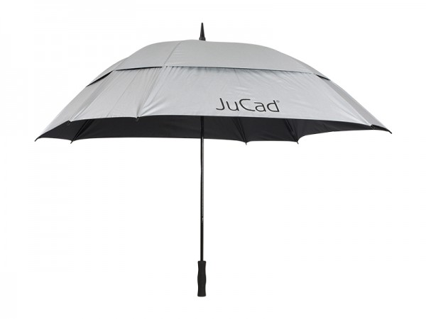 Windproof JuCad umbrella silver (with UV protection)