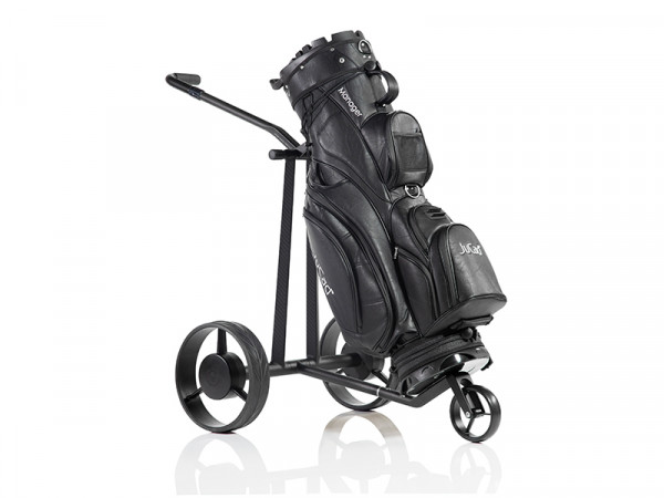 JuCad Carbon Silence 2.0 with sample bag Manager PLUS black. Golf bag is not included in the scope of delivery and has to be ordered separatly.