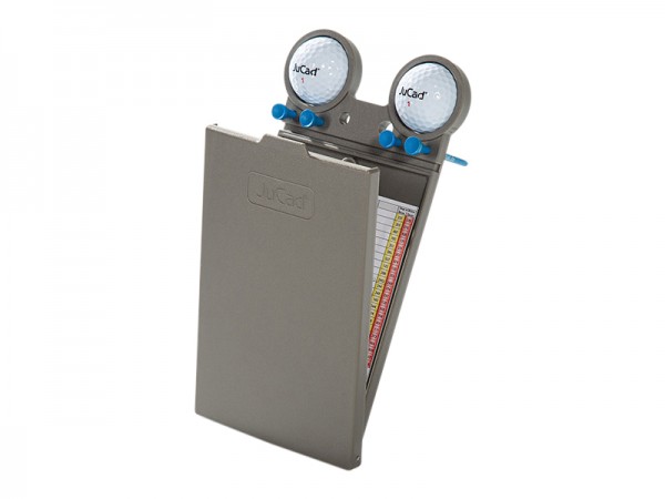 JuCad scorecard holder titanium coloured