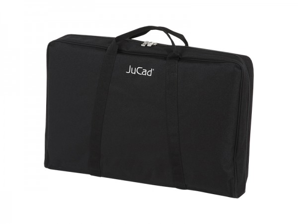 JuCad Carbon verpackt in einer hochwertigen Tragetasche.