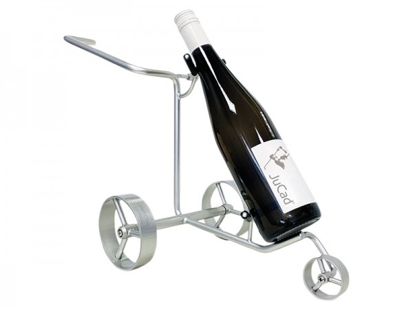 JuCad miniature trolley – wine bottle holder