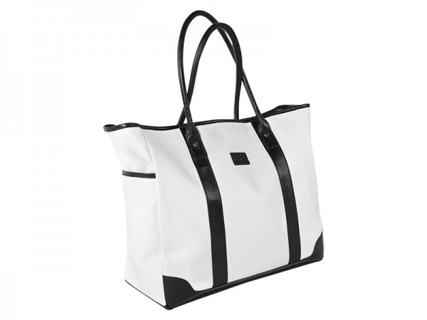 JuCad shoulder bag Sydney black-white