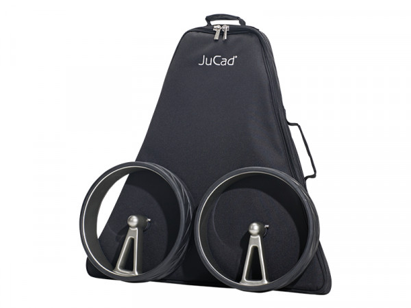 You receive the JuCad Phantom Titan eX 2.0 including carry bag and separate wheel bag