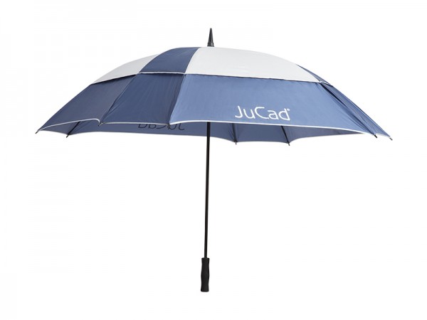 JuCad Golfschirm Windproof ohne Stift blau-silber