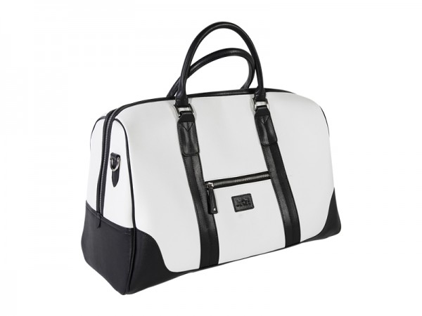 Sac de voyage Sydney JuCad noir-blanc
