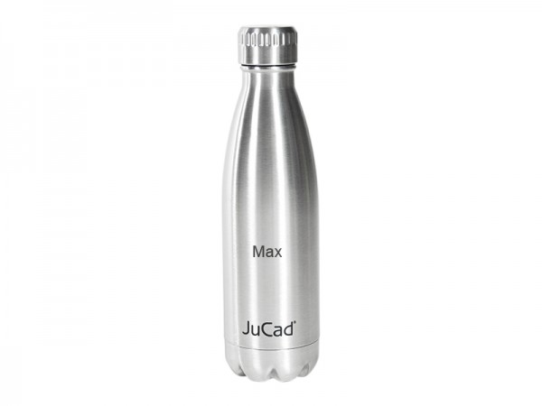 JuCad Isolierflasche personalisiert mit Gravur.
